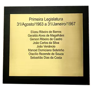 Placa de legislatura M04