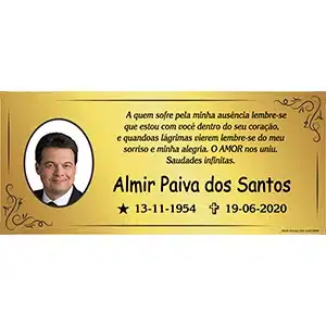 Placa de túmulo porcelana – M31